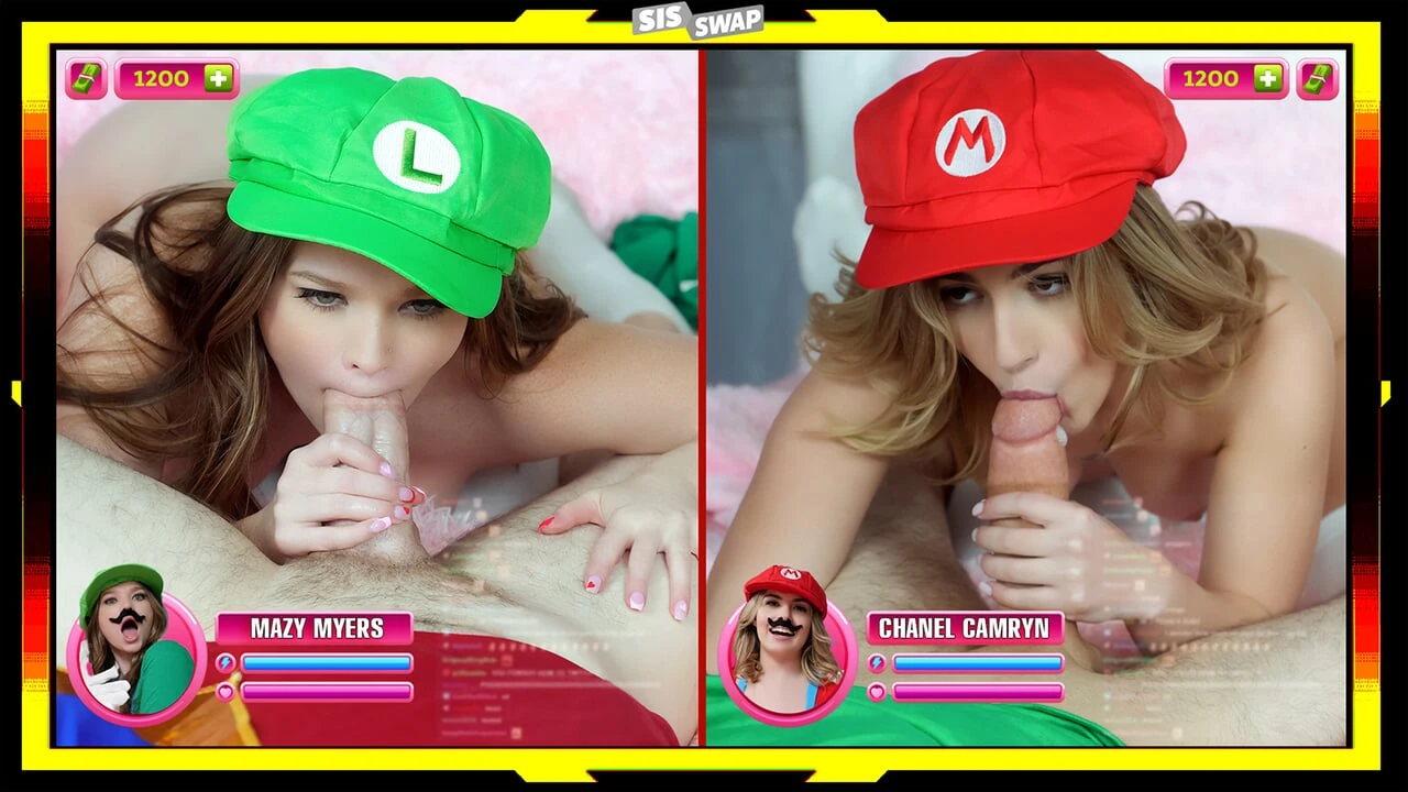 Cute Step Sisters Chanel Camryn & Mazy Myers Need Their Step Brother’s Cocks To Get Viral – SisSwap